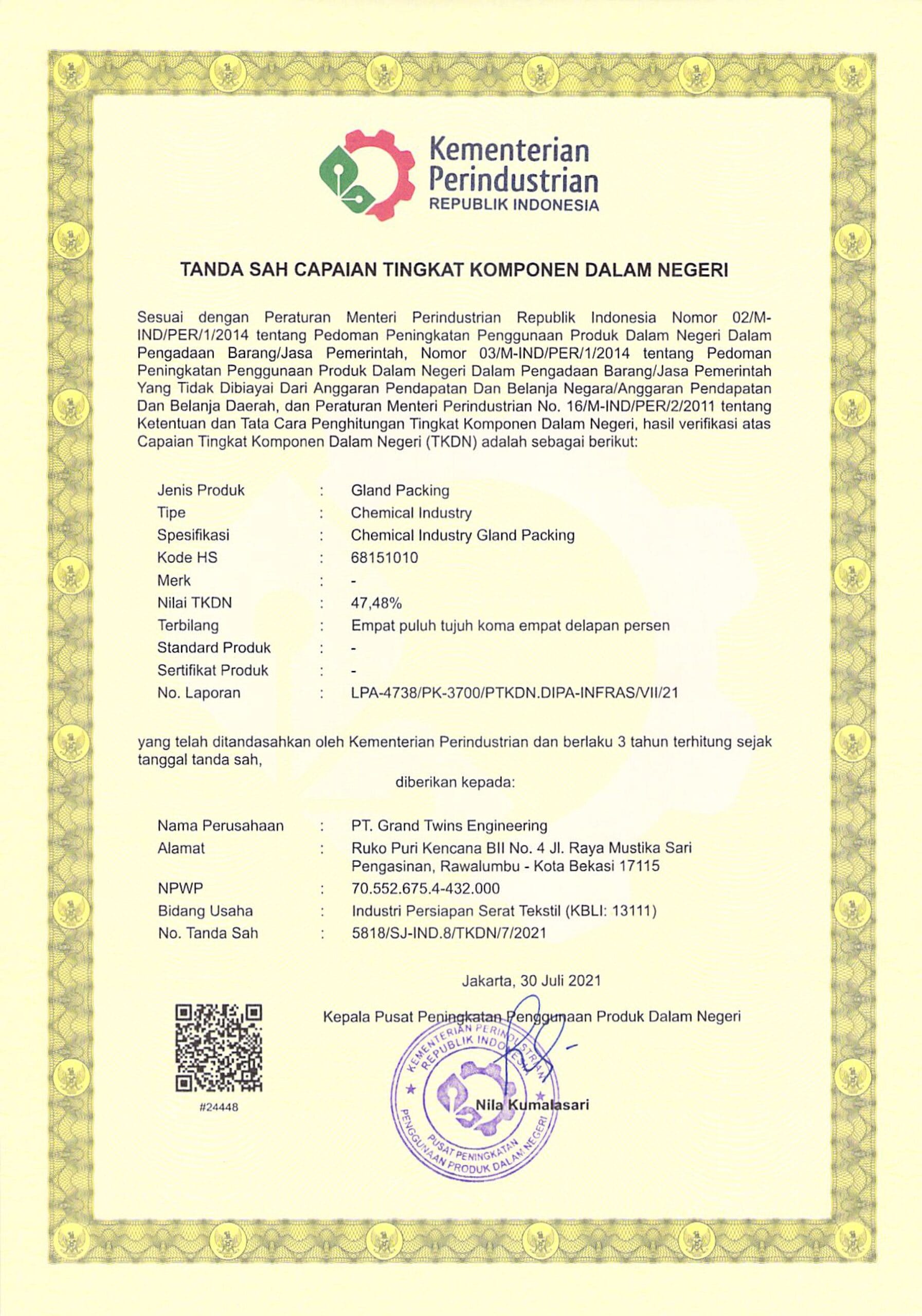 Gland Packing - Chemical Industry