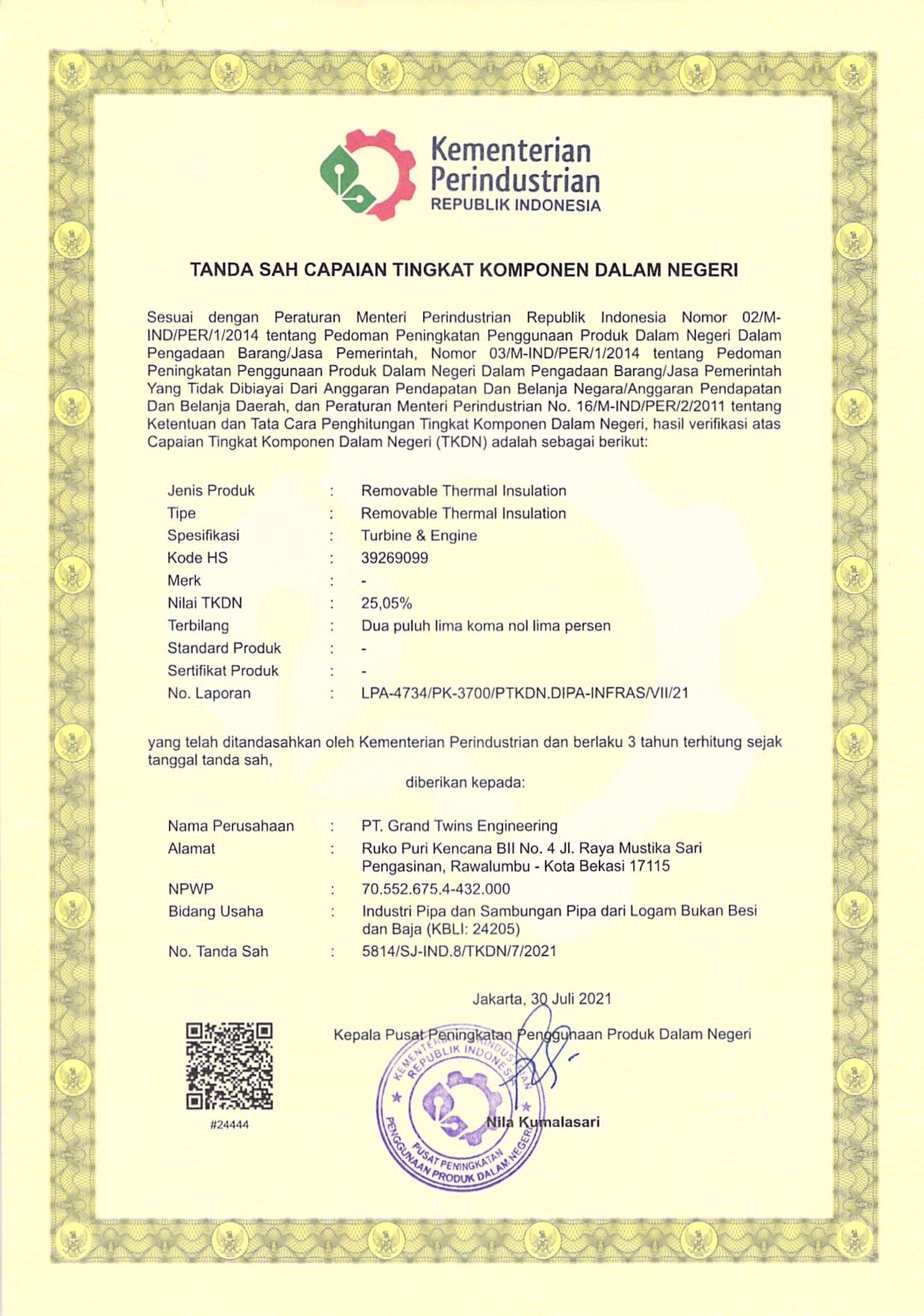 Removable Thermal Insulation