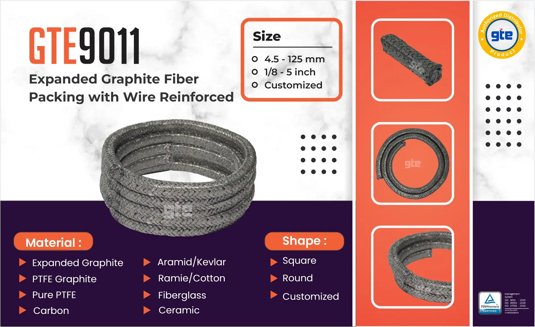 GTE PRODUK GLAND PACKING