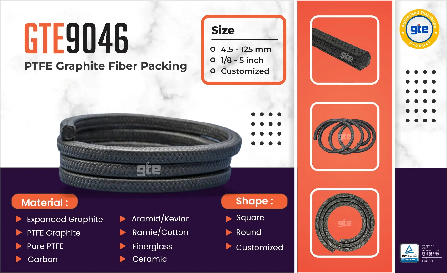 GTE PRODUK GLAND PACKING