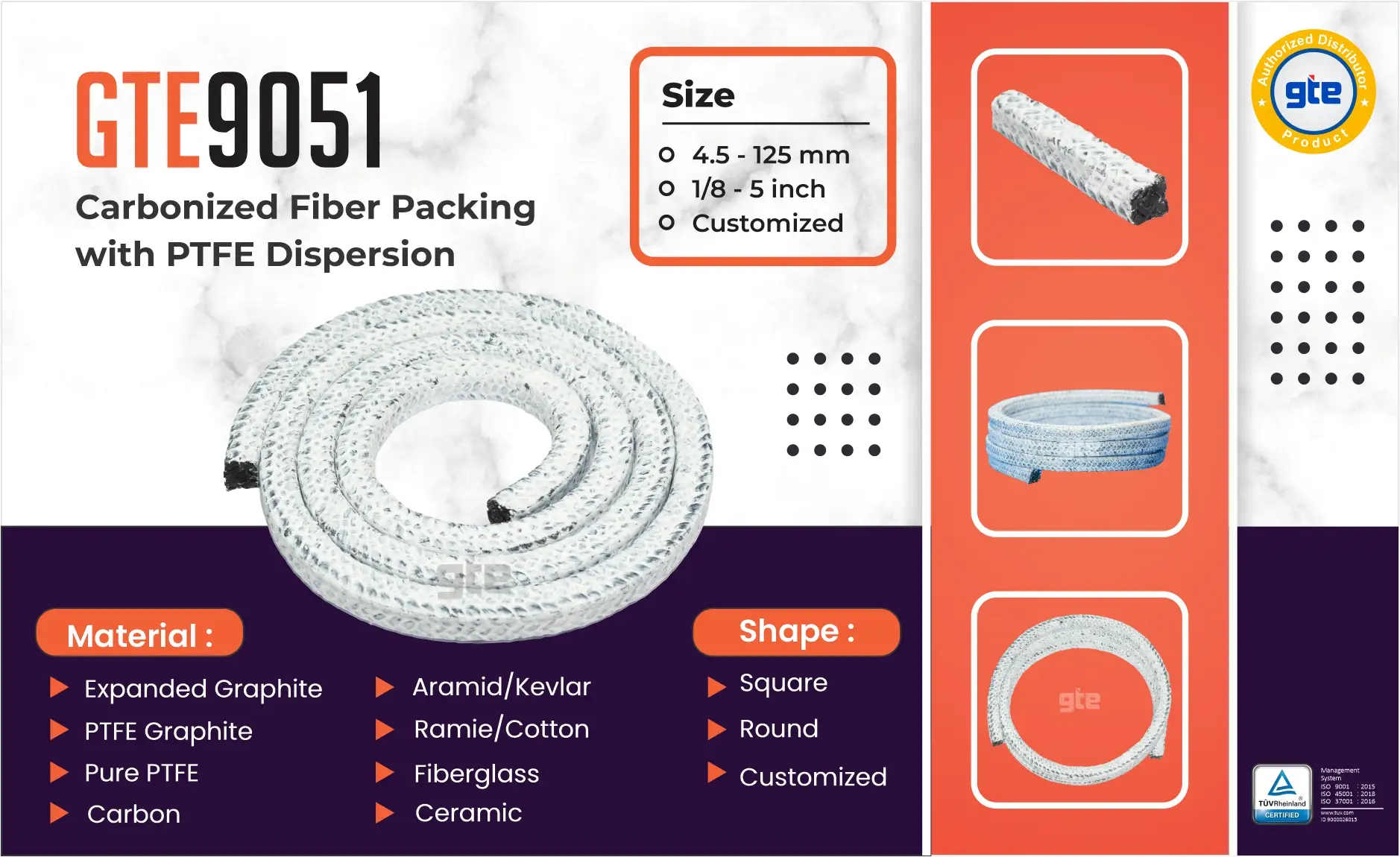 GTE PRODUK GLAND PACKING