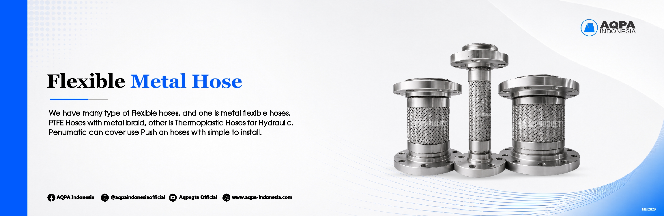 Flexible Metal Hose - Header Web AQPA - 11MEI2026