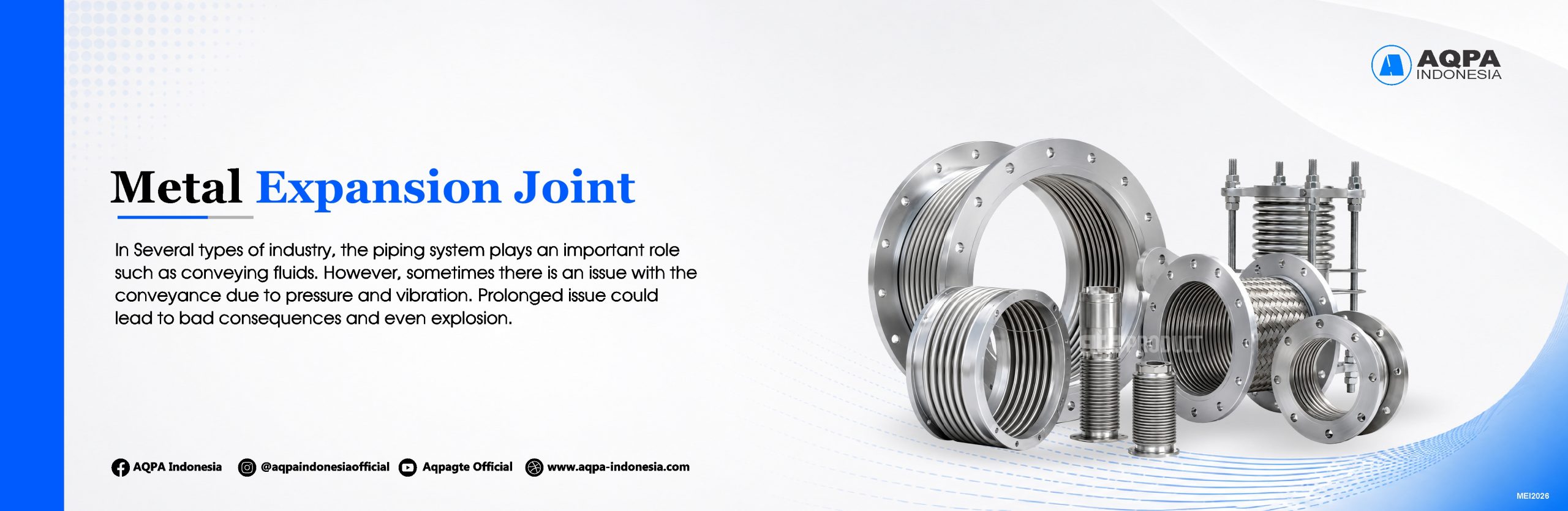 Metal Expansion Joint - Header Web AQPA - 11MEI2026